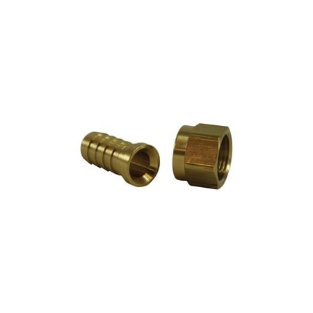 Midland Industries ADAPTER STR 5/8IN HOSE BARBED 5/8IN BRS 32394