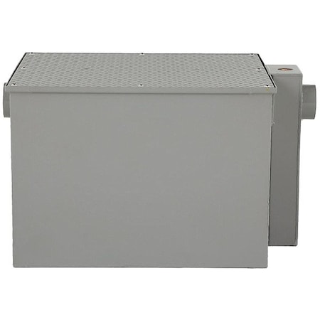 Zurn Grease Interceptor, Gray, Pipe Size 4 in GT2700-75-4NH