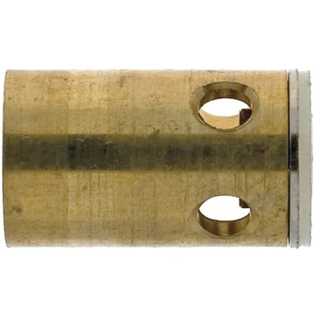 Danco Faucet Barrel, Brass, 1-25/64 in L, For: Kohler Two Handle Faucet Stems 15737E