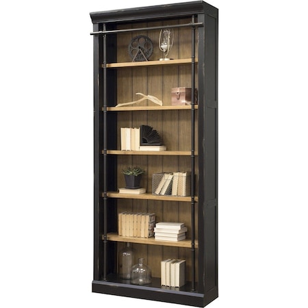 Toulouse Bookcase in Aged Ebony IMTE4094