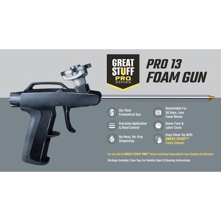 Great Stuff Pro Series Lightweight Metal Expanding Foam Foam Gun 230408