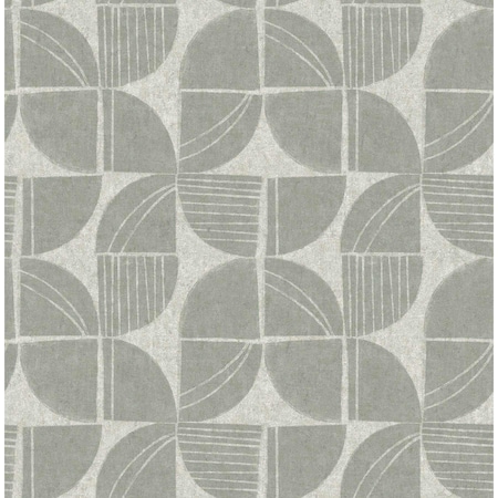 A-Street Prints Baxter Sea Green Semicircle Mosaic Wallpaper 4141-27113