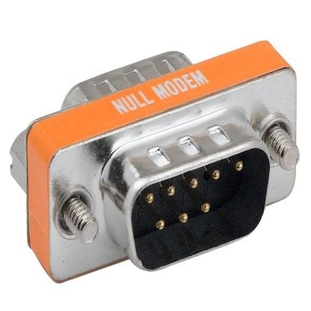 Sanoxy 2 PACK  DB9 Male to Male Null Modem Mini Adapter SNX-CBL-LDR-DB212-5100
