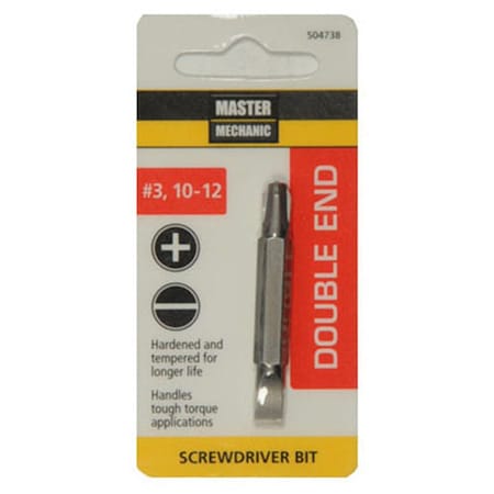 Disston No.3 Phillips Master Mechanic Double Ended Screwdriver Bit 504738
