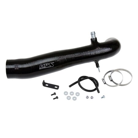 Hps Performance High Temp Reinforced Silicone Air Intake Hose Kit, Black,  57-1827-BLK