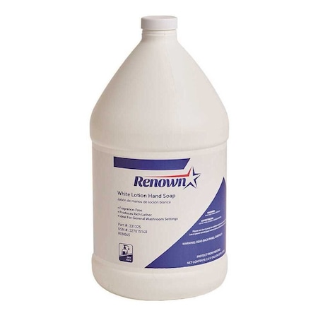 Renown White Lotion Hand Soap 1GL 4/CS, 4PK REN066