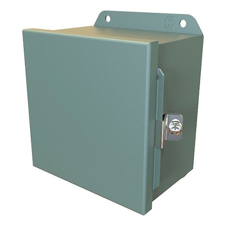 Hammond Clamps Electrical Enclosure, 6 in H, 4 in D, 6 in W, 12, 13, 3R, 4, Steel HJ664HLP