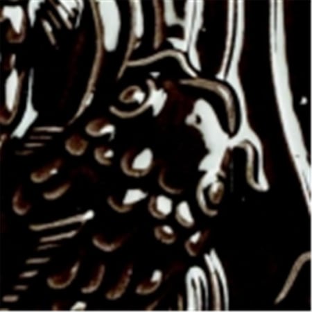 Amaco Non Toxic Glaze & 1 Pint Plastic Jar - Chocolate Brown Lg-61 351812