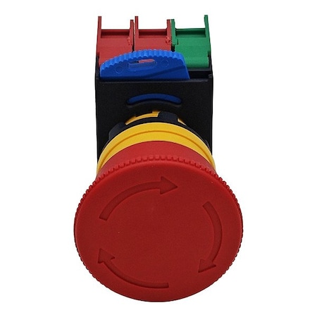 Dayton Emergency Stop Push Button, Plastic, IP67 GGS_116330