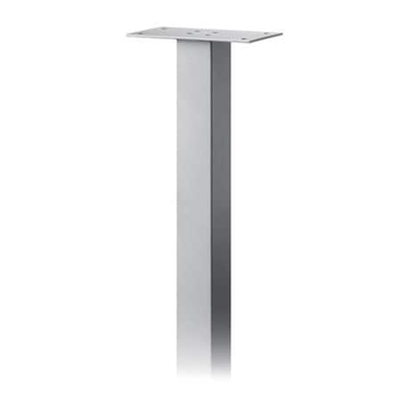 Patioplus Salsbury Standard In-Ground Mounted Mailbox Pedestal In Silver PA509291