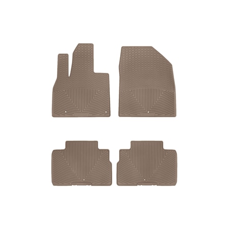 Weathertech Tan, Front and Rear All Weather Floor Mats W570TN-W571TN