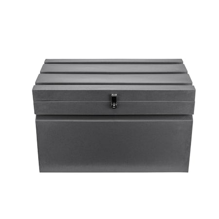 Dakota 283 Tack Trunk Storage Box with Accessory Trays - Dark Granite D2-TACKBOX-DAR