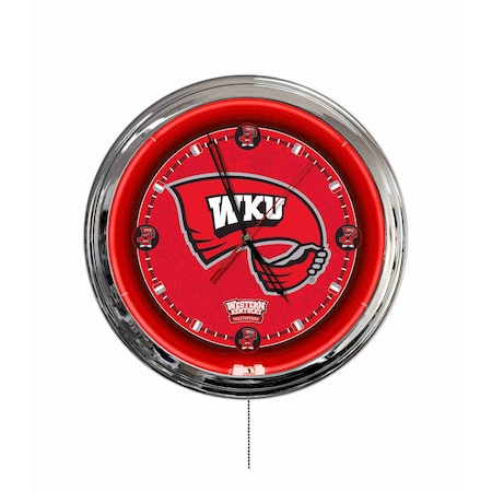 Holland Bar Stool Western Kentucky University 16 LED Wall Clock ClkL16