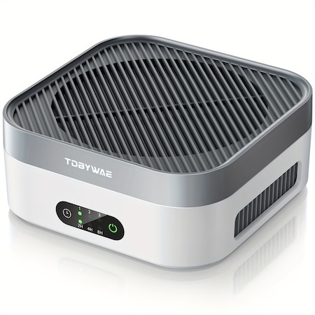 Edendirect 600 sq ft HEPA Personal Air Purifier in White with 8H Timer 3 level Speed Low Noise ZR-QRSHA0237USV01