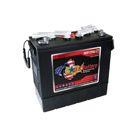 Us Battery 12V 185Ah Deep Cycle Battery, FLA, Off-Set "S" Terminal 803440