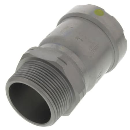 Viega MegaPressG adapter P 1.5 MPT 1.5 carbon steel zinc-nickel coating 25121