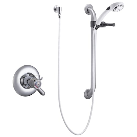 Delta Commercial T17Th Universal Trim For T17H Thermoshower In Chrome T17TH155