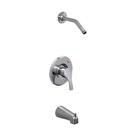 Cfg Tub and Shower Faucet, Chrome, 1.75 gpm T58913NH