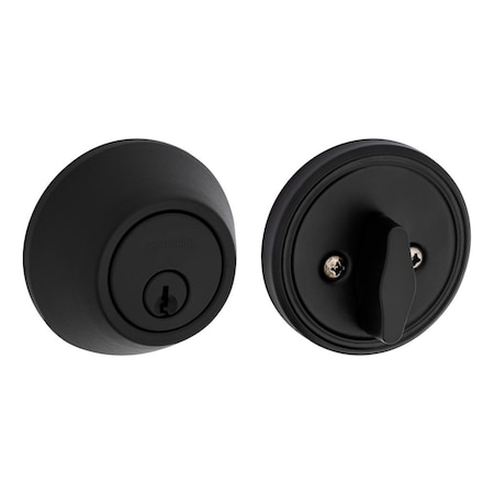 Safelock Single Cylinder Deadbolt with 4AL Latch and RCS Strike Matte Black Finish SD9100-514