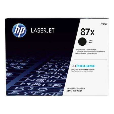 Hp 87X (CF287X) High Yield Black Original LaserJet Toner Cartridge (18,000 Yield) CF287X