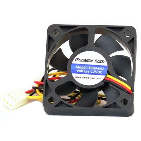 Deejay Led 2-in Car Amplifier or Computer Cooling Fan TBHFAN2
