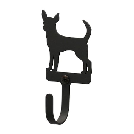 Micasa Small Wall Hook - Chihuahua - Black MI141717