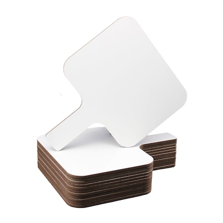 Flipside Rectangular Dry Erase Answer Paddle - Class Pack 12 10039