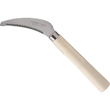 Zenport Serrated Weeding Sickle, Wood Handle, 3PK K206B3