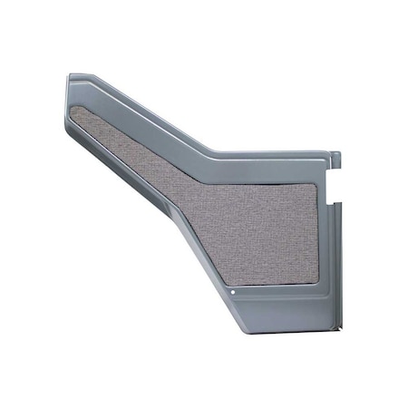 K&M Mfg Door Panel for Case IH 71-89 Series Magnum Tractors Left-Hand Gray/Black Cloth 4520