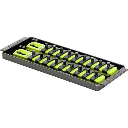 Ernst Manufacturing Socket Organizer, Yellow, 3 5/8" D 8561HV