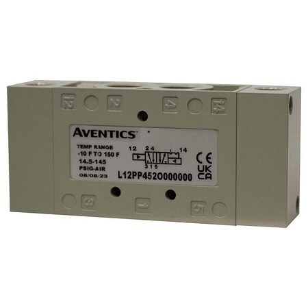 Aventics Pilot Air Control Valve, Remote Pilot L12PP552O000000