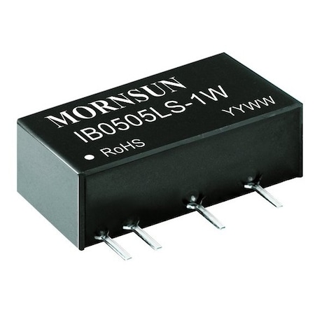 Mornsun DC/DC CONVERTER, +12V, SIP, 4PIN IB2412LS-1W
