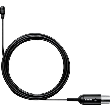 Shure TL47 LAV, OMNIDIRECTIONAL POLAR PATTERN, NEUTRAL SOUND, LOW SENSITIVITY, 1.6 MM TL47B/O-MTQG-A