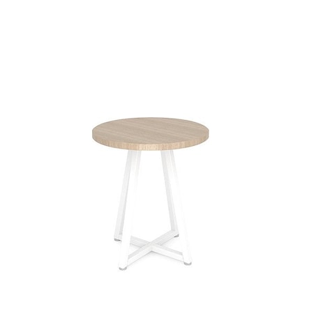 Econoco Display Table, Wht, 21-1/2" H, 18-1/2" W APRTSW