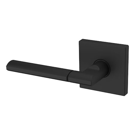 Baldwin Baldwin Preconfigured L021 Lever with R017 Rose Left Hand Half Dummy Lock Satin Black Finish L021190LDM