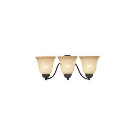 Maxim Lighting Basix 3-Light Bath Vanity (Oil Rubbed Bronze) 2122WSOI
