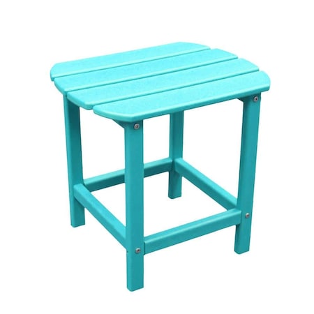 Newtechwood St Charles Seafoam Plastic Outdoor Side Patio Table P012-703