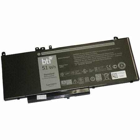 Battery Technology BTI 4-CELL 7.4V LI-ION NOTEBOOK BATTERY FOR DELL LATITUDE E5450, E5 451-BBLK-BTI