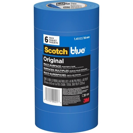 Scotch Original Painter's Tape, 1.41" W, 60 yd L, 2090 2090-36AP6