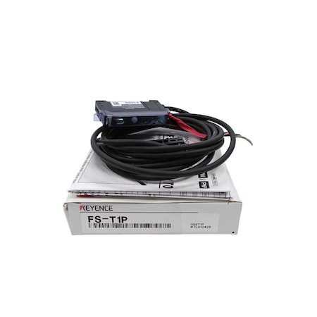 Keyence Fiber Amplifier, Cable Type, Main Unit, PNP, Red LED FS-T1P