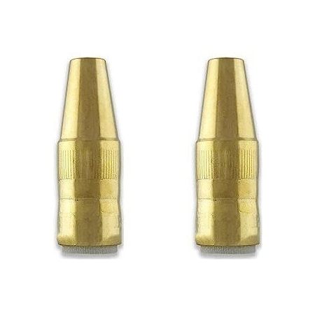 Xtrweld CENTERFIRE NOZZLE, SMALL, TAPERED, 3/8in, 1/8in RECESS, BRASS, 2PK NST-3818B