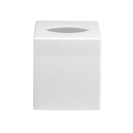 Oasis Spa Collection Boutique Tissue Box Cover, 12PK O106WHT
