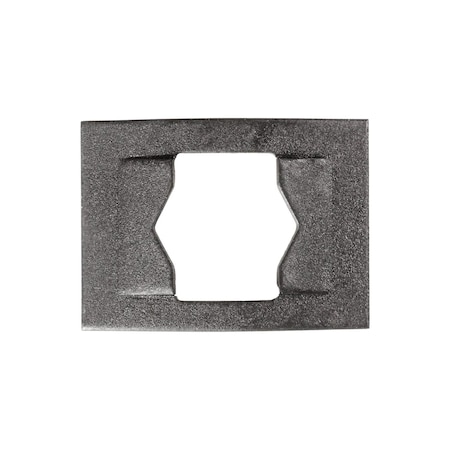 Auveco Flat Nut 5/16in Stud Size 1/2in x 11/16in, 100PK 3138