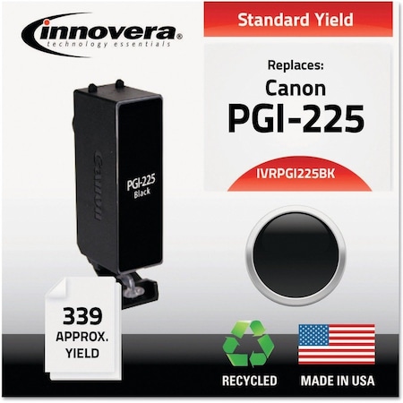 Innovera Ink Cartridge, Black, Canon, Max. Page 339 IVRPGI225BK