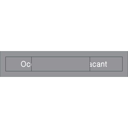 Nmc Vacant Engraved Office Occupancy Sign, EN302GY EN302GY