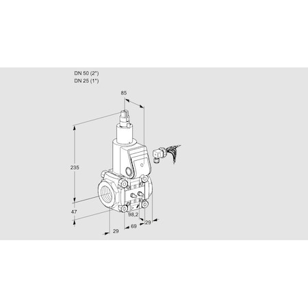 Honeywell Kromschroder VAS250/25R/LW KS88031009