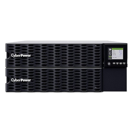 Cyberpower UPS System, Online Double Conversion, Out: 200 V AC, 208 V AC, 220 V AC, 230 V AC, 240 V AC OL10KRTHD