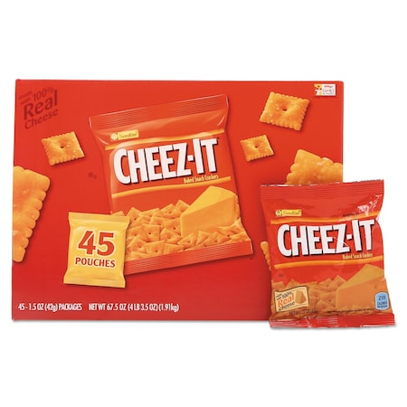 Sunshine Cheez-it Crackers, Original, 1.5 oz Pack, 45PK 2410010201