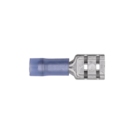 Auveco Solderless Terminal 1/4in Female Quick Slide 16/14 Gauge, 25PK 12148