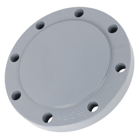 Zoro Select CPVC Blind Flange, Schedule 80, 6" Pipe Size 9853-060